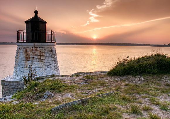 Castle Hill Light RI